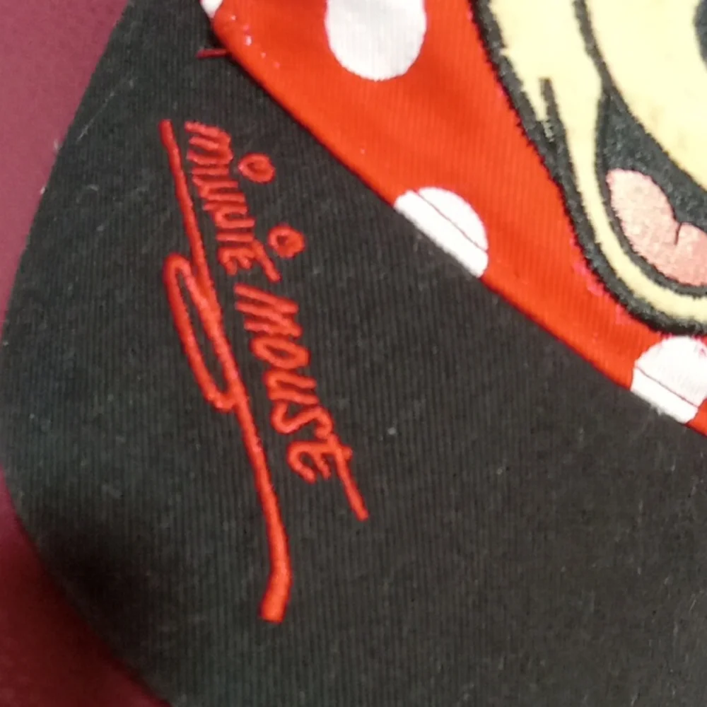 Disney Minnie Mouse Red and Black Hat
